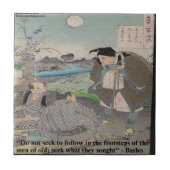 Basho & beroemd citaat tegeltje (Voorkant)