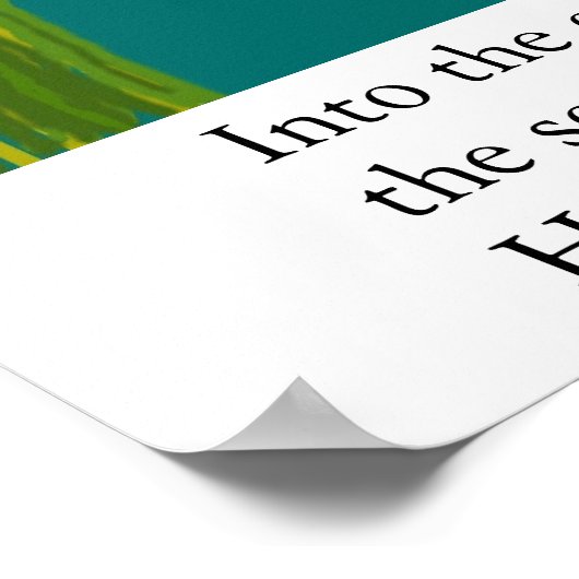 Basho's kikkervis poster (Hoek)