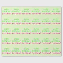 , Basic 20th Birthday Wrapping Papier