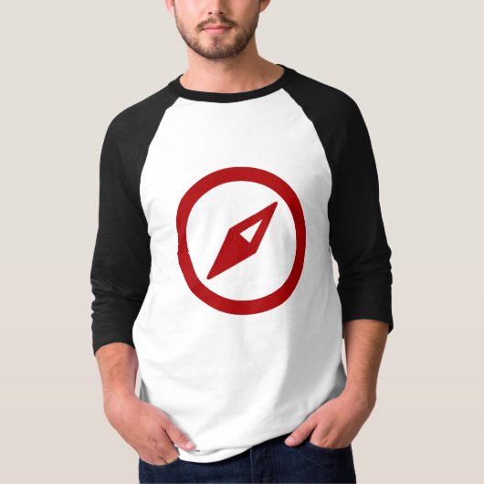basic 3/4 mouw raglan t-shirt (Voorkant)