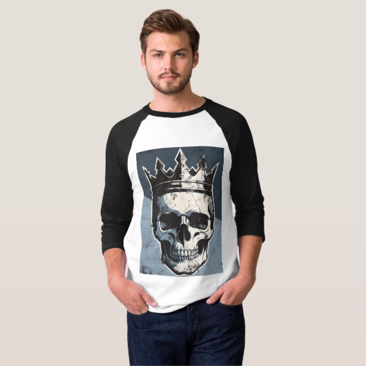 Basic 3/4 Sleeve Raglan T-Shirt (Voorkant volledig)