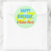 Basic 67th Birthday Sticker (Tas)