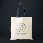 Basic - Aangepaste tas, zakelijke of winkels, blau Tote Bag<br><div class="desc">Voeg uw logo en tekst aan creëer een koele douane-canvas tas voor uw zaken of gebeurtenis toe. Deze zakken zijn geweldig voor marketing en promotie. U kunt de kleuren van de tekst en de handgreep van de tas wijzigen.</div>