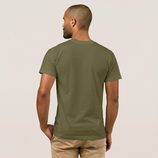 Basic Airborne helemaal T-shirt (Achterkant volledig)