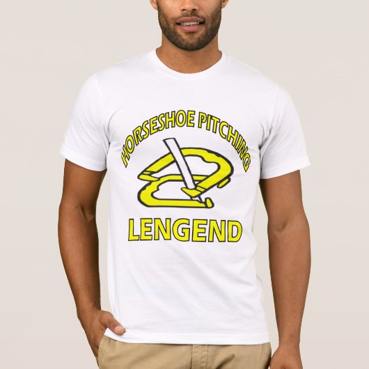 Basic American Hoefijzer Lengend T-shirt (Voorkant)