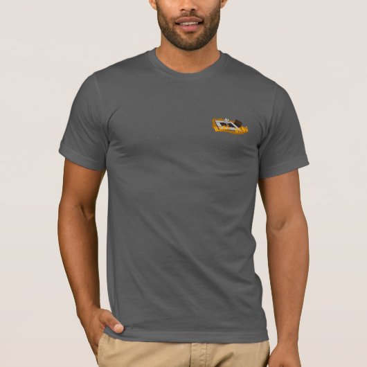 Basic American Hoefijzer Pitching T-shirt (Voorkant)