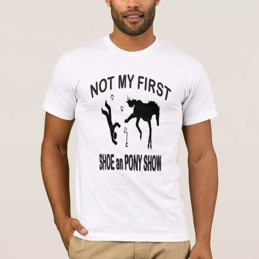 Basic - Amerikaanse Hoefijzers - Blk-schoen en Pon T-shirt (Voorkant)