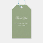 Basic and Elegant Wedding Cadeaulabel (Voorkant)