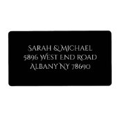 Basic and Elegant Wedding Etiket (Voorkant)