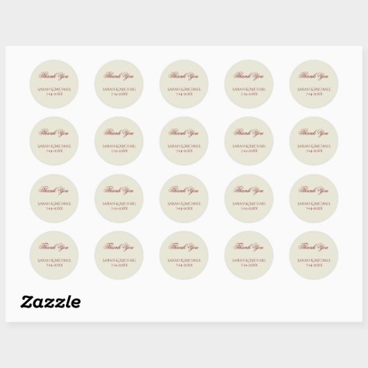 Basic and Elegant Wedding Stickers (Vel)