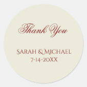 Basic and Elegant Wedding Stickers (Voorkant)