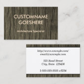 Basic Architecture Specialist-Visitekaartje Visitekaartje (Voorkant / Achterkant)