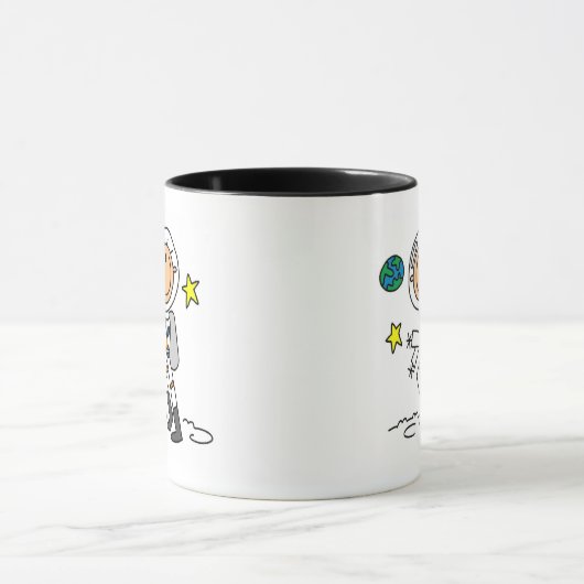 Basic Astronaut Tshirts en Gifts Mok (Midden)