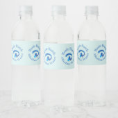 Basic Batch Alkalisch Water grafisch logo-ontwerp Waterfles Etiket (Flessen)