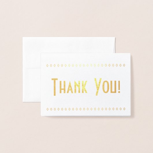 Basic: "Bedankt!" Kaart (Voorkant met envelop)