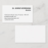 Basic, bedrijfsstijl Visitekaartje (Voorkant / Achterkant)