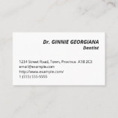 Basic, bedrijfsstijl Visitekaartje (Voorkant)