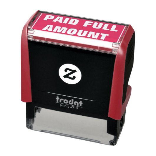 Basic - "BETAALBEDRAG" Rubberstempel Zelfinktende Stempel (Product)