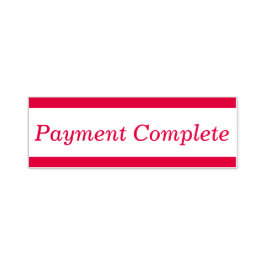 Basic - Betaling voltooid Rubber Stempel