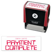 Basic "BETALINGSCOMPLETE" Rubberstempel Zelfinktende Stempel (In situ)
