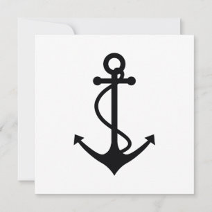 Basic Black Anchor Kaart