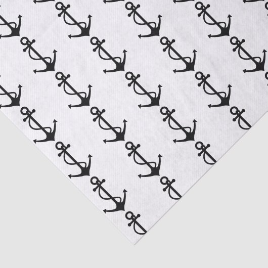Basic Black Anchor Tissuepapier (Detail)