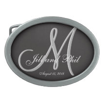 Basic Black Fabulous Wedding Monogram - Uitstekend