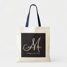 Basic Black Fabulous Wedding Monogram - Uitstekend