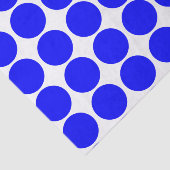 Basic Blue Polka Dot Tissue Paper Tissuepapier (Detail)