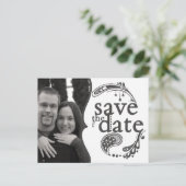 Basic Briefkaart Save the Date (Staand voorkant)
