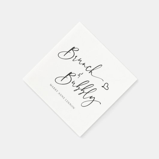 Basic Brunch en Bubble Napkins Servet (Hoek)