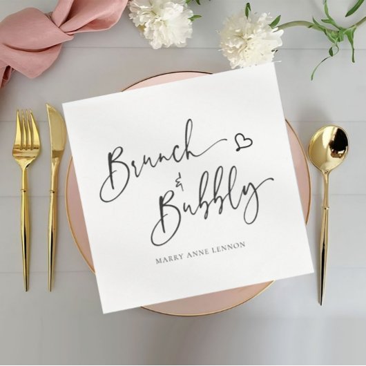 Basic Brunch en Bubble Napkins Servet