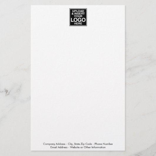 Basic Business Design voor logo's Briefpapier (Voorkant)