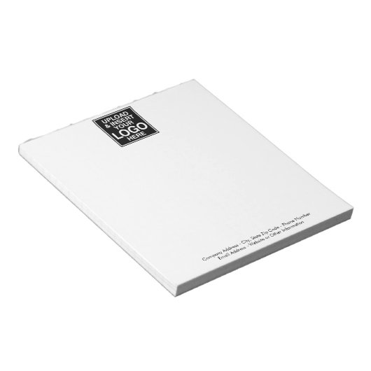 Basic Business Design voor logo's Notitieblok (Schuin)