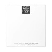 Basic Business Design voor logo's Notitieblok (Voorkant)