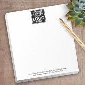 Basic Business Design voor logo's Notitieblok