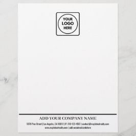 Basic Business Logo Contact Info letterhead Briefhoofd