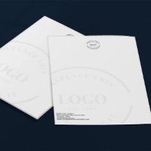 Basic business logo letterhead watermerk