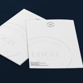 Basic business logo letterhead watermerk briefhoofd