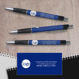 Basic Business Logo Text KAN blauw bewerken Pen