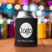 Basic Business of Kantoor Logo Promotion Black Blikjeskoeler