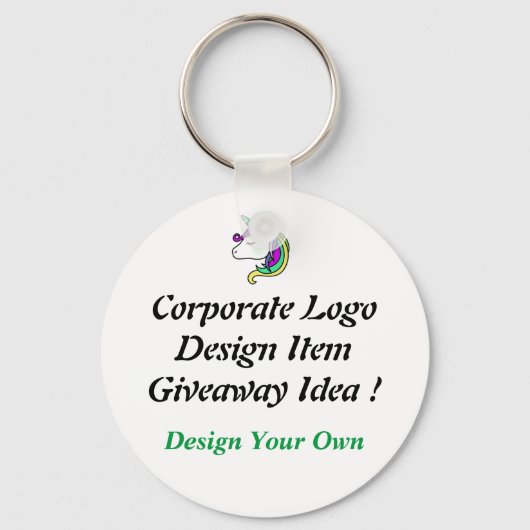 Basic Button Sleutelhanger (Voorkant)