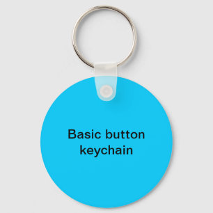 Basic button sleutelhanger