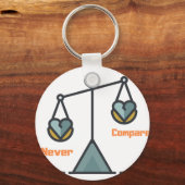 Basic Button Sleutelhanger (Voorkant)