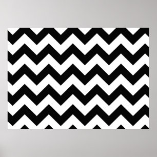 Basic Chevron Pattern Poster