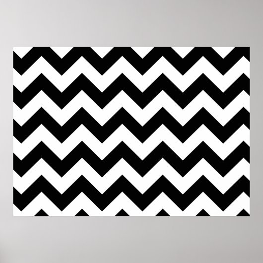 Basic Chevron Pattern Poster (Voorkant)