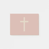Basic Christelijk Cross Golden Ratio Rusty Brown Post-it® Notes (Voorkant)