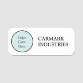 Basic Company Name and Logo Naamplaatje (Voorkant)