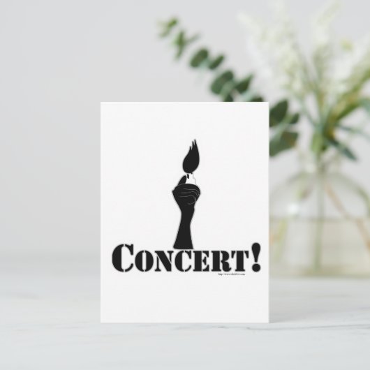 Basic Concert Briefkaart (Staand voorkant)