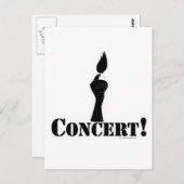 Basic Concert Briefkaart (Voorkant / Achterkant)